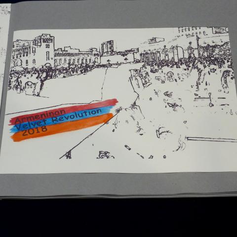 Cover, Armenian Velvet Revolution. N7433.4.A83 A76 2019 