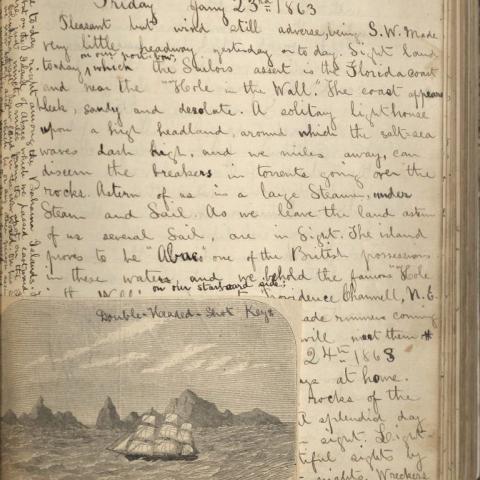 Journal entry, January 23, 1863