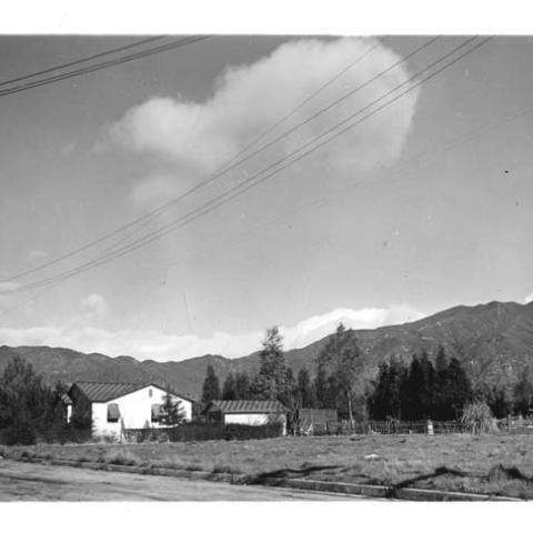 Cometa Street near Harding Avenue when there were only three houses on the street, ca. 1930s