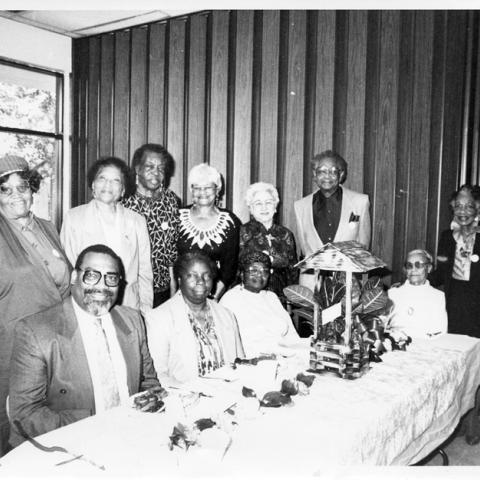 Members of the Lakeview Senior Citizens Group, 1990
