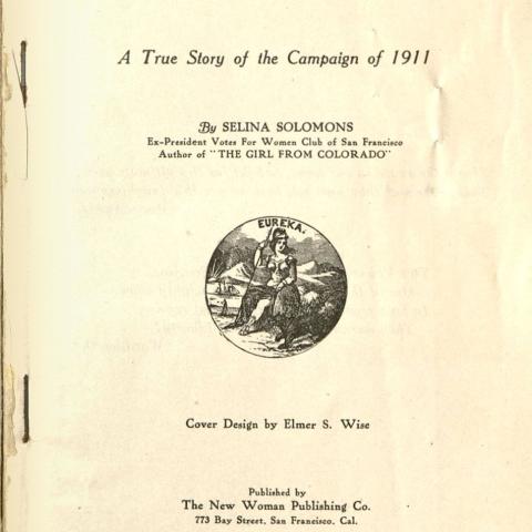 Title page, How We Won the Vote in California