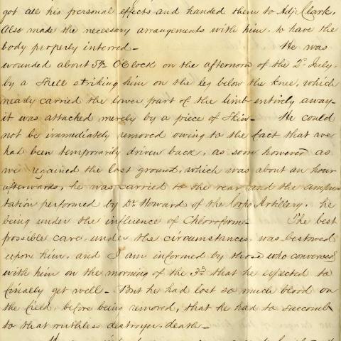 Correspondence from William H. Edmont to Sarah Sell, August 13, 1863, page 2