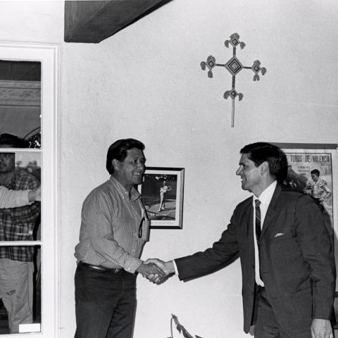 Julian Nava and Cesar Chavez