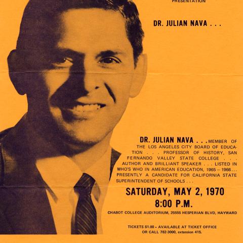 Chabot College Office of Community Services Presentation: Dr. Julian Nava, May 2, 1970