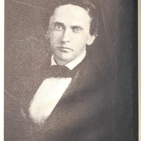 Frontispiece, Judge Benjamin Hayes, in An Historical Sketch of Los Angeles County, California, reprint, 1936