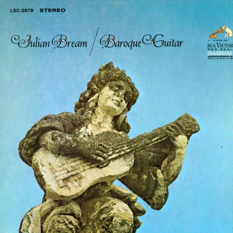 Julian Bream, Baroque Guitar, 1971. John Tanno Collection