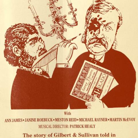 Playbill, The Gilbert & Sullivan Story. Gilbert and Sullivan Playbill Collection