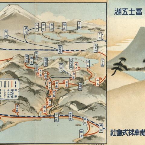Promotional map of Japan