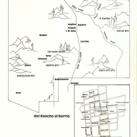 Map of Tucson