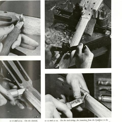 Shaping the neck, in Guitarmaking, Tradition and Technology by William R. Cumpiano and Jonathan D. Natelson