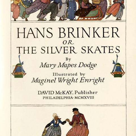 Title page, Hans Brinker or The Silver Skates