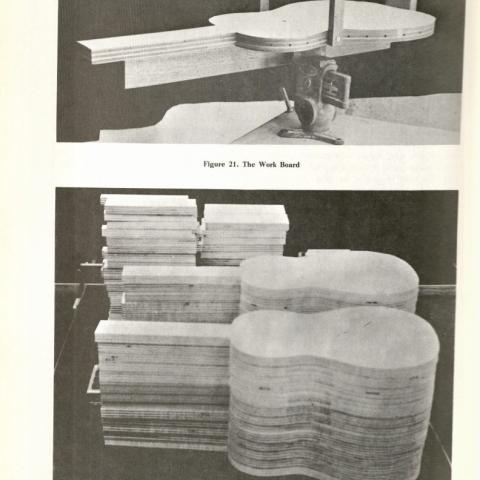 The workboard, in Classic Guitar Making by Arthur E. Overholtzer