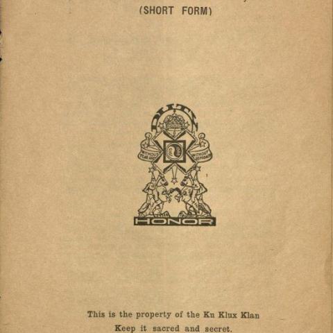 Naturalization Ceremony booklet