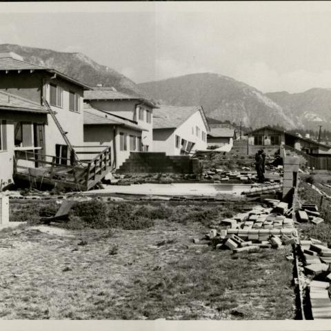 Residential area in Sylmar