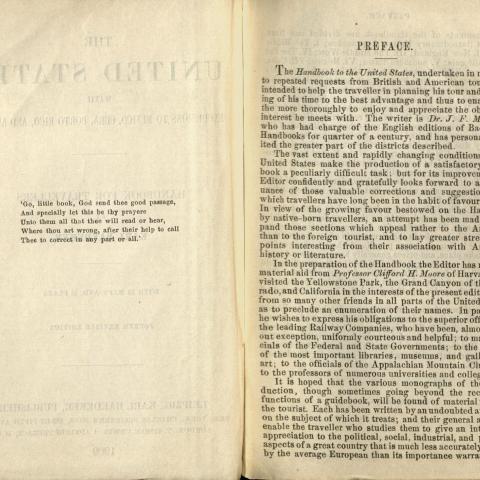 Preface to Baedeker's travel guide