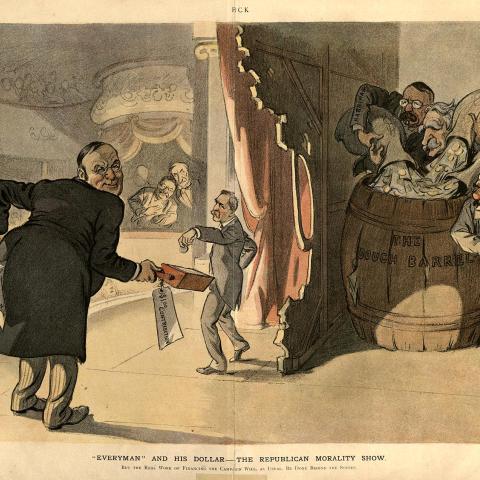"'Everyman' and His Dollar--The Republican Morality Show"