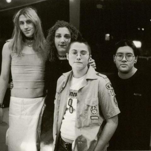 Kiwi, Drew, Grover, and AJ, at the True Spirit Conference, Washington DC, 2002