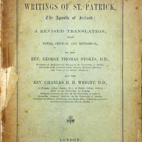 Cover, The Writings of St. Patrick...