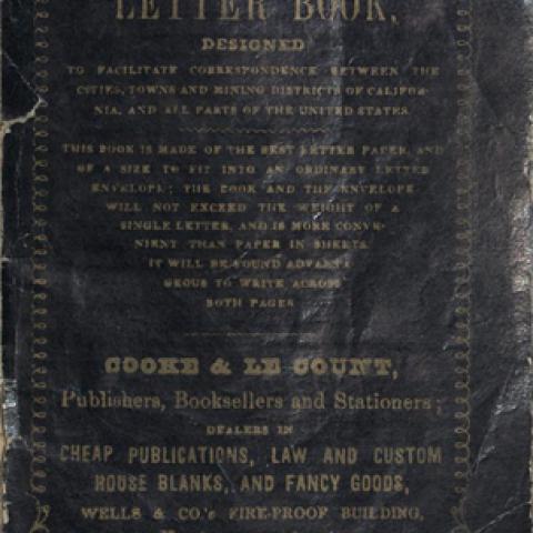 Thomas Lambert, California Gold Rush letter, 1855