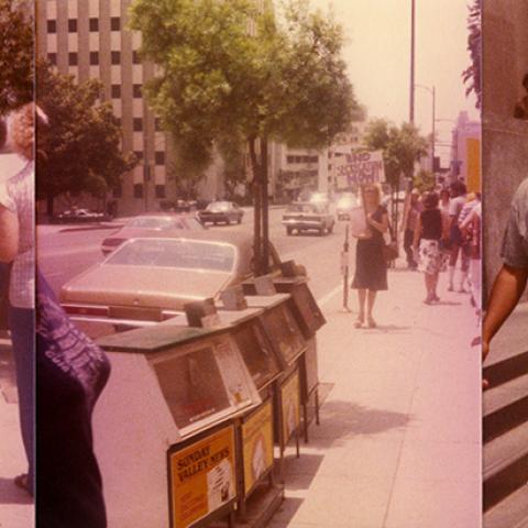 LAUSD Integration Project rally, 1982