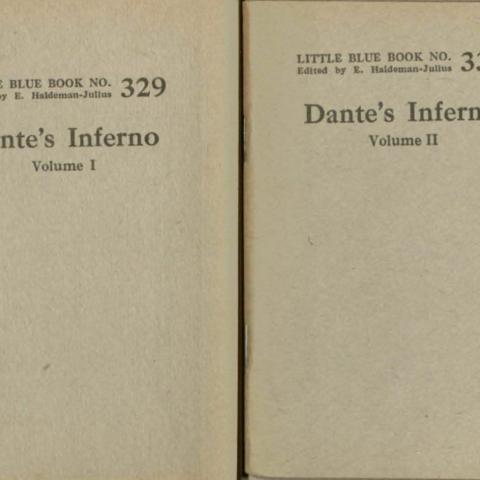 Little Blue Books Dante's Inferno Vols. 1 and 2, 1922