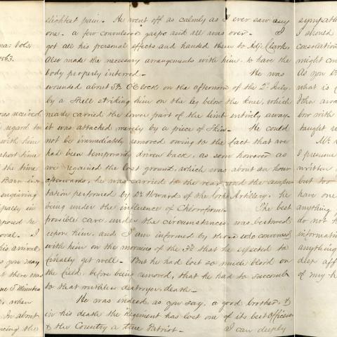 Letter from William H. Edmont to Sarah Sell