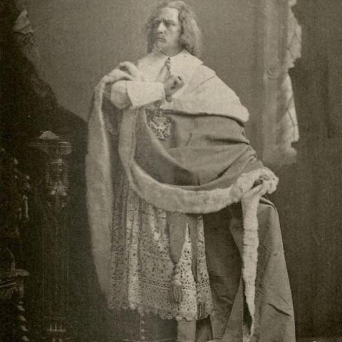Photograph, Edwin Booth playing the role of Richelieu in Life and Art of Edwin Booth and his Contemporaries