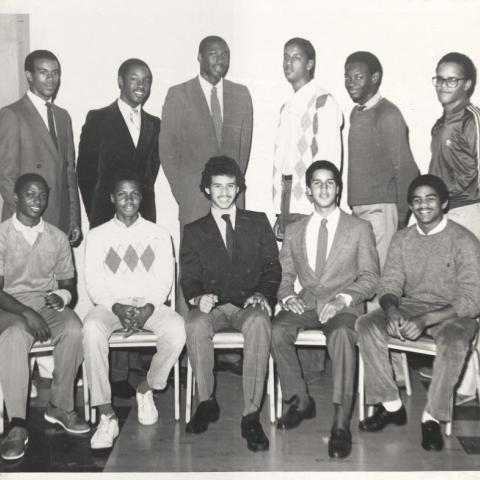 Group photograph from the 1983 Achiever program for young men