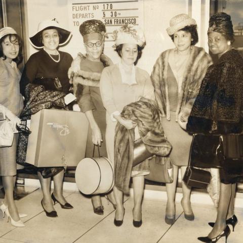 Angel City members en route to the 1972 Western Area Conference