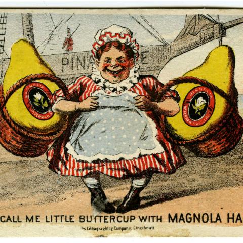 Little Buttercup, from the Gilbert and Sullivan opera "H.M.S. Pinafore." HF 5851 G44_04_04