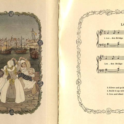 London Bridge is Broken Down, in Little Songs of Long Ago: More Old Nursery Rhymes, 1912