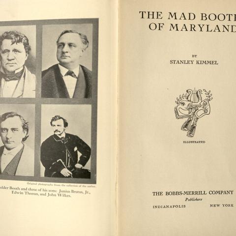 Frontispiece, The Mad Booths of Maryland
