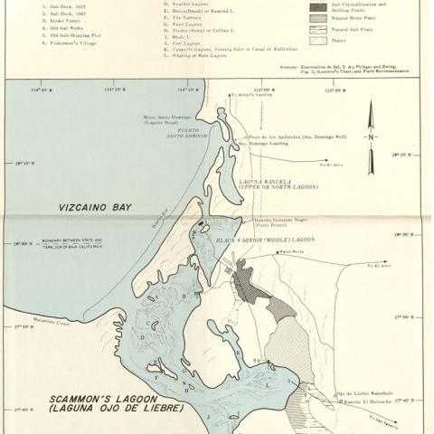 Scammon’s Lagoon, Gulf of California, in Men & Whales at Scammon's Lagoon, 1972