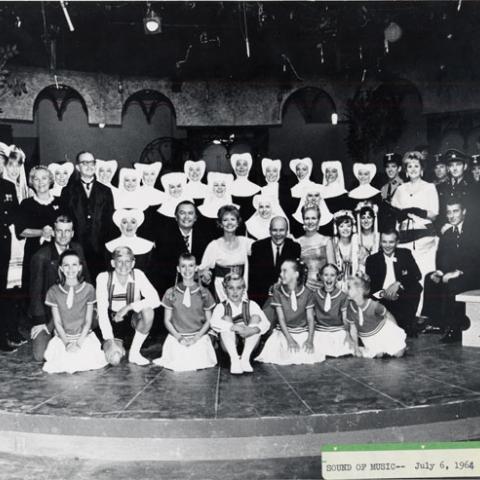 Cast photograph, The Sound of Music, July 6, 1964