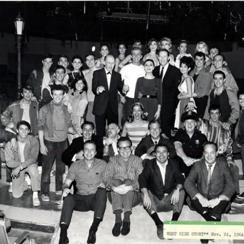 Cast photograph, West Side Story, November 24, 1964