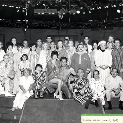 Cast photograph, The Pajama Game, June 8, 1965