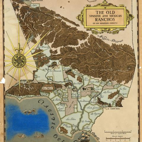 Old Spanish and Mexican ranchos of Los Angeles County, 1930