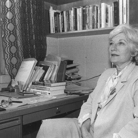 Image of Dr. Sarah Moskovitz, 1974, University Archives Photograph Collection 99-97-01