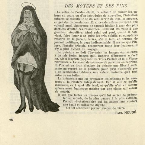 "Des Moyens et des Fins" (Of Means and Ends), Le Surréalisme au Service de la Révolution, Issue 5, page 28