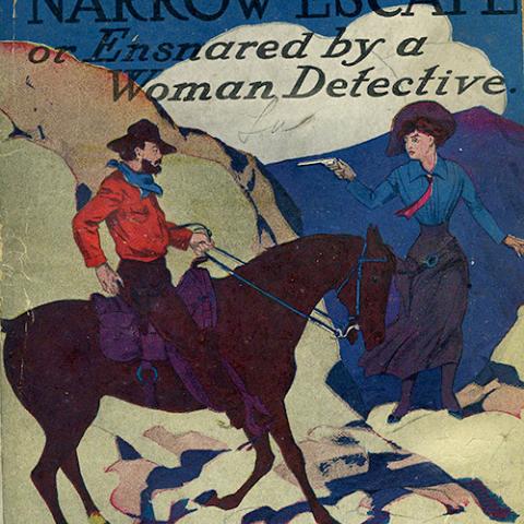 Jesse James’ Narrow Escape or Ensnared by a Woman Detective. PS3545.A718 J455 1909