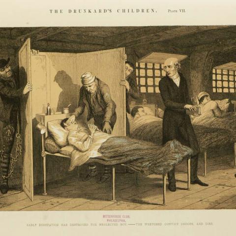 Neglected children in an infirmary