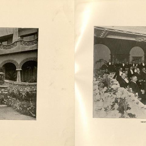 Newman Club Banquet, Hotel Angelus and View at Paul De Longre's, Hollywood