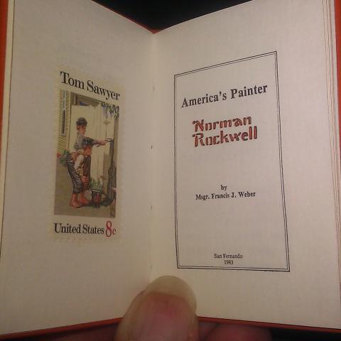 Frontispiece and title page,America's Painter Norman Rockwell
