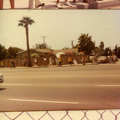 Nuclear weapons protest