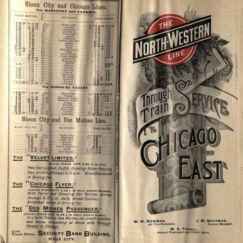 Brochure for The North-Western Line