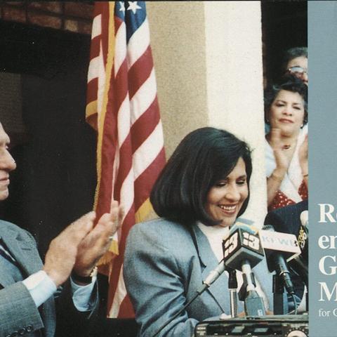 Molina for Supervisor campaign postcard 1991, Brad Pye Jr. Campaign Collection, Box 2, Folder 15