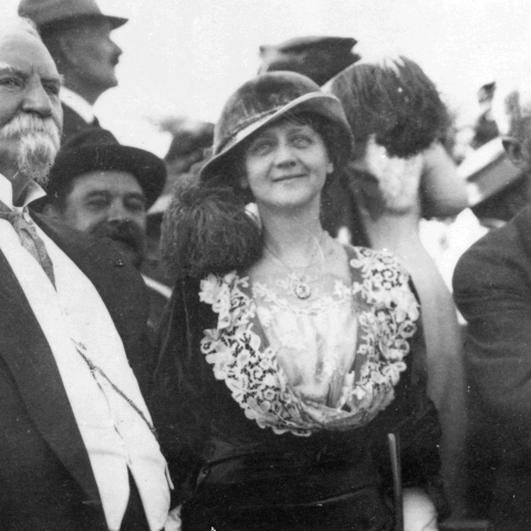 Two men and a woman