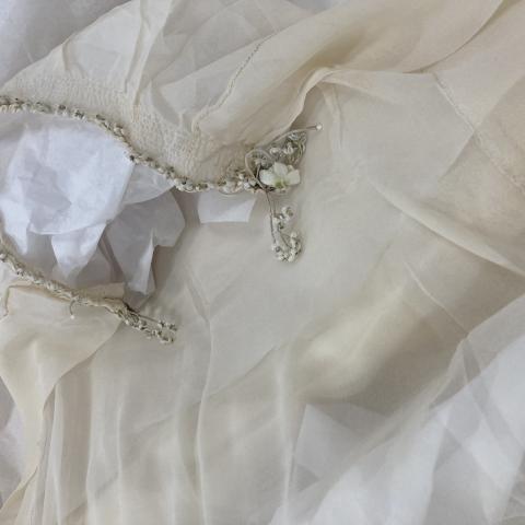 Ovsanna Chitjian's wedding veil, 1929