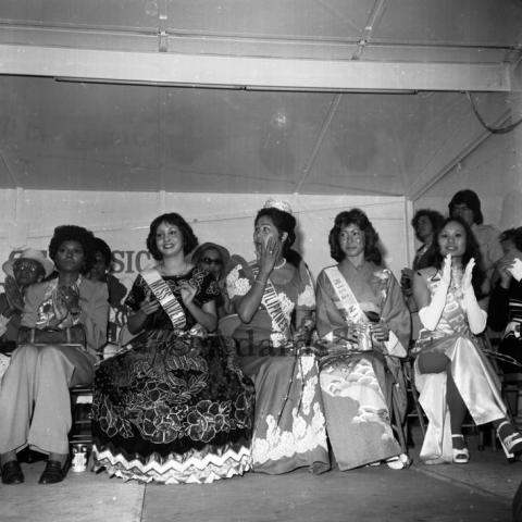 Pageant queens, Los Angeles, 1977