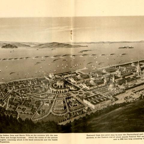 A  View of the Panama-Pacific International Exposition from Presidio Heights